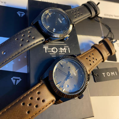 TOMI Textured Dial Stylish Premium Quality Watch