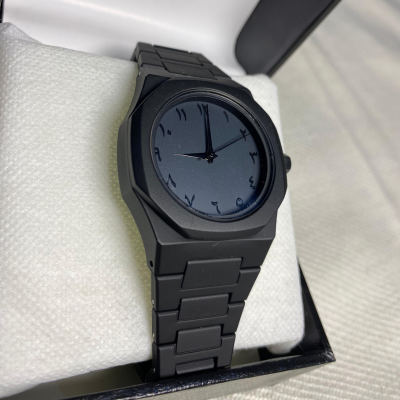 Aura Black Arabic Dial Premium Quality Watch