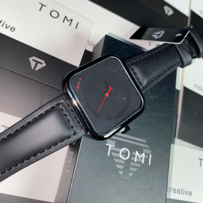 Tomi Black Square Dial Premium Quality Watch