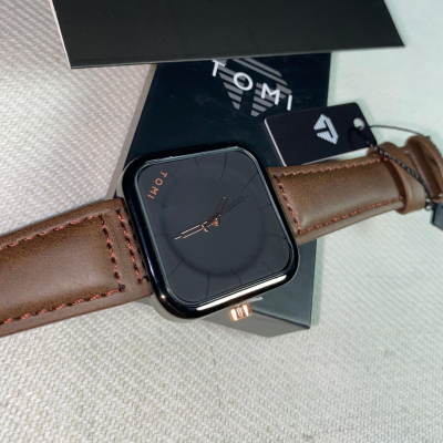 Tomi Black Square Dial Premium Quality Watch